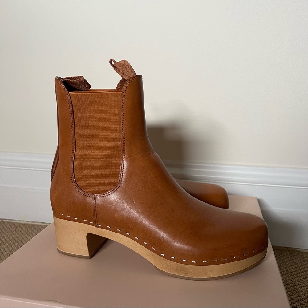 Loeffler Randall Annabelle congnac clog boot